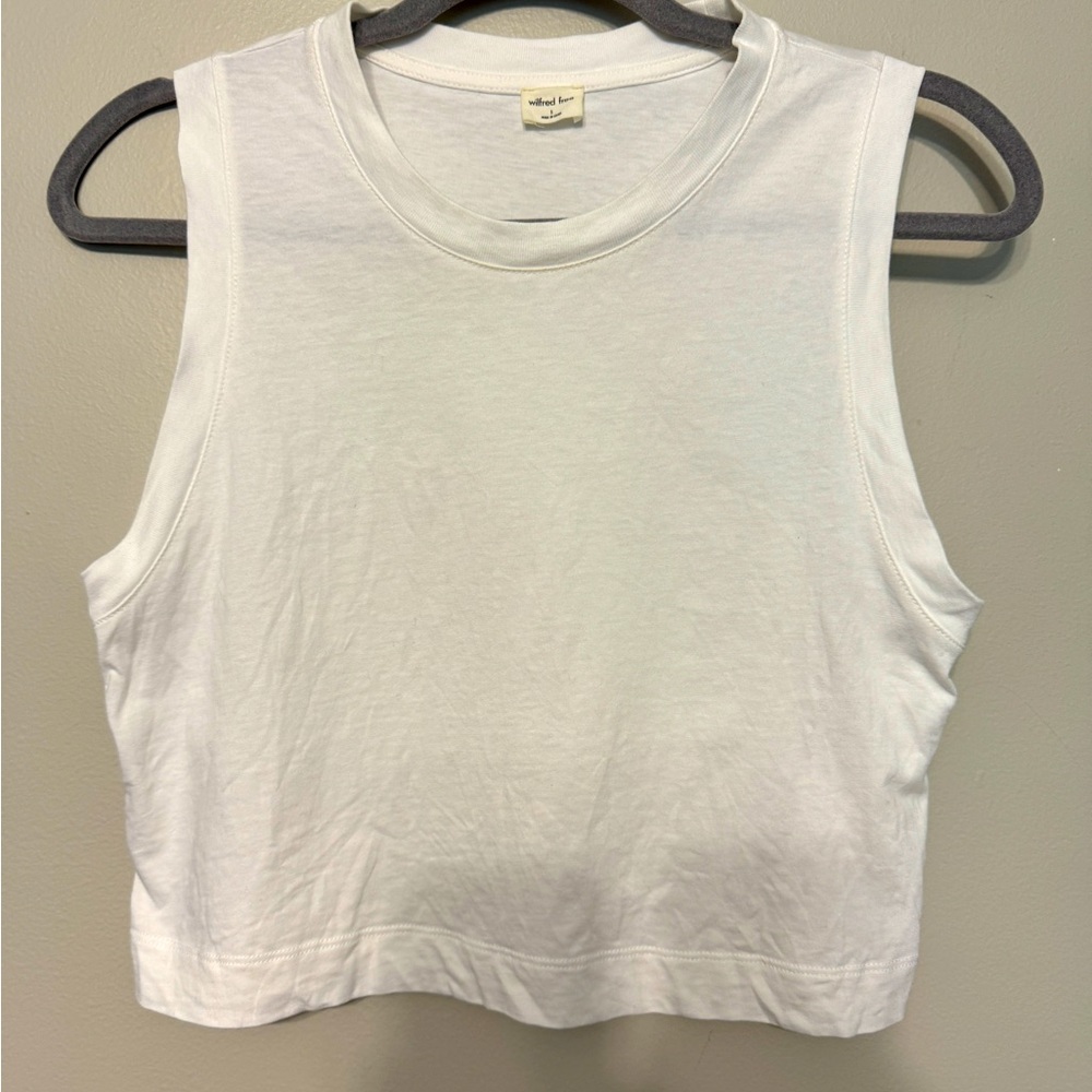 ARITZIA Wilfred Free Weekend 100% Cotton Tank Top - Picture 3 of 10